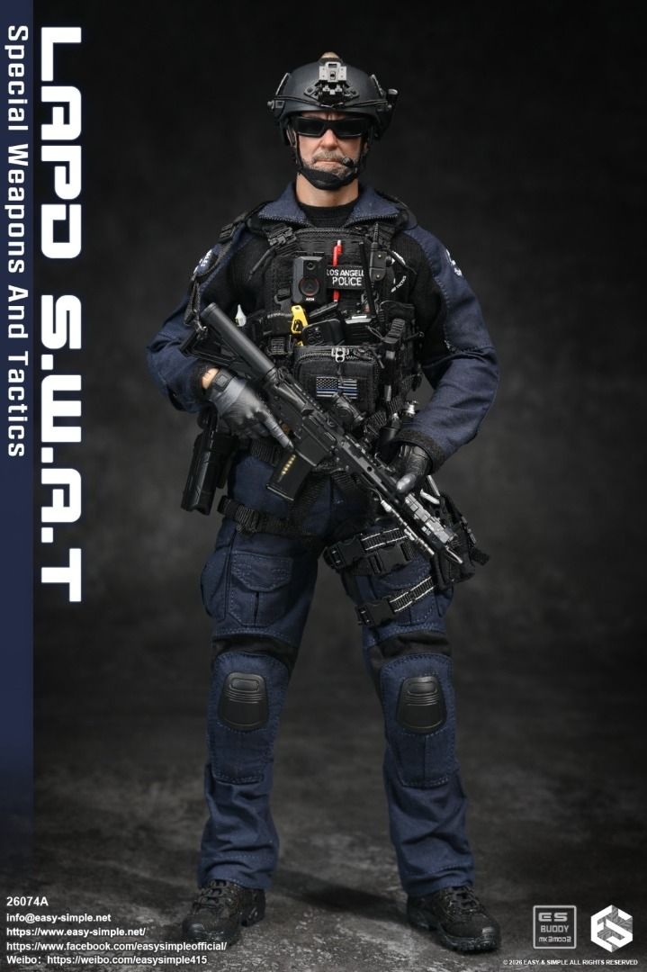 [PO] Easy&Simple 26074A LAPD S.W.A.T Special Weapons and Tactics 1/6 ...