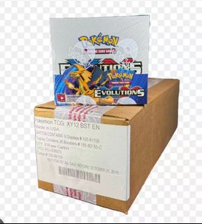 Pokemon XY12 Evolutions BOOSTER BOX CASE PREORDER!! CONFIRMED ALLOCATION!  RECEIVE WITHIN 1 WEEK OF ORDER!/ XY12 evolutions/ evolutions, Hobbies &  Toys, Toys & Games on Carousell