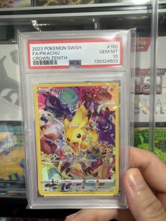 WTT/WTS Pokemon Crown Zenith Pikachu #160 PSA 10, Hobbies & Toys