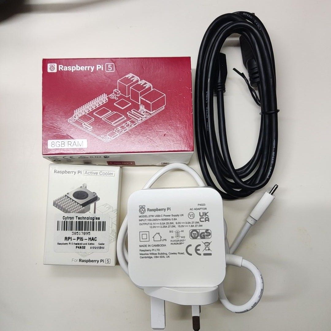 Raspberry Pi 5 8GB RAM Kit with Accessories449497414784798720