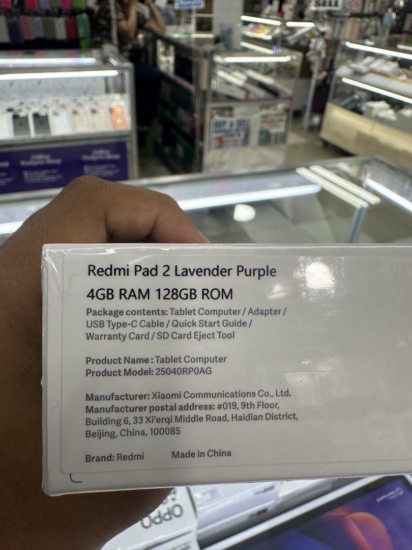 REDMI PAD 2 4/128GB (Category: Android) located in Manila. Submitted by alinortaut09995 (Listing ID 1436879276, Image 3). Description: 📣 FOR SALE: Redmi Pad 2 4/128GB WIFI 📣 ✅ Brandnew Sealed ✅ 4GB RAM / 128GB Storage ✅ WIFI Variant ✅ Massive 9000mAh Battery ✅ Perfect for online class, gaming, movies & daily use ✅ No hidden issue — unli check upon meetup 💸 Selling Price: ₱10,800 🔄 Open for swap sa lower unit + cash depende sa unit 📍Visit our