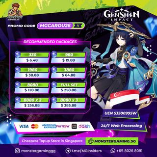 ⭐️24/7 INSTANT MiHoYo Recharge ⭐️ Collection item 1