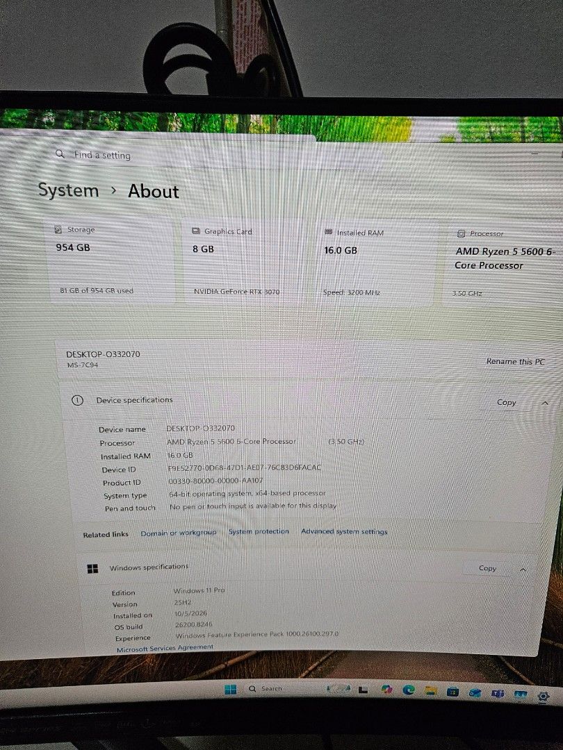 RTX3070|Ryzen 5|1TB|16GB|Gaming PC449795420136427521