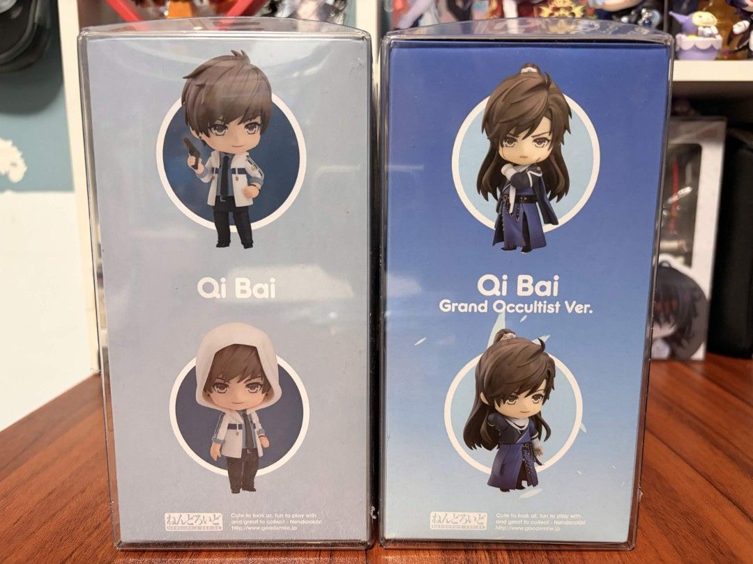 [SALE] BIB NENDOROID 1119 & 1542 Bai Qi (Gavin/Haku/Baek Gi) (Category: Toys & Games) located in Paranaque City. Submitted by jiro.shimura_16 (Listing ID 1436999297, Image 2). Description: ✨️ NENDOROID 1119 & 1542 Bai Qi (Gavin/Haku/Baek Gi) ✨️ Love & Producer / Mr. Love: Queen's Choice ✨️ Condition: BIB, Complete Parts, no issues & no dents ✨️ Nendoroid Box Protrector included ✨️ SELLING PRICE: Php3000 set ✨️ Price can be Negotiable PAYMENT: Gca