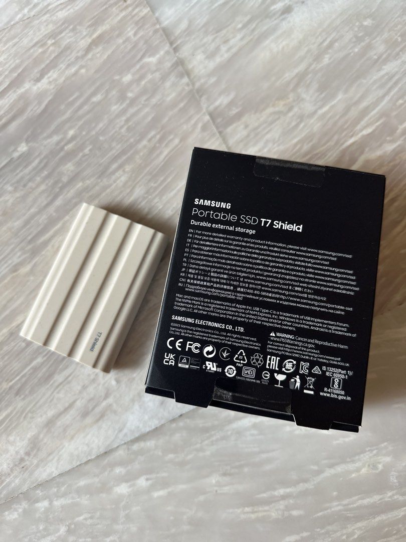 Samsung T7 Shield 1TB Portable SSD - Beige449377568745082881