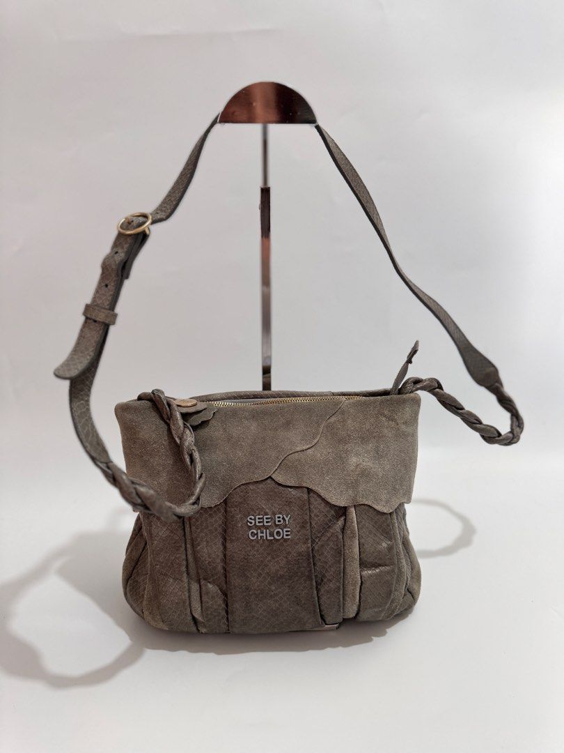 See by Chloé Sling Bag (Category: Luxury Bags & Wallets) located in Davao. Submitted by stellietas (Listing ID 1436940906, Image 1). Description: Good condition, no flaws. Size: 10.5L x 8H x 2.5W inches Clean interior Japan preloved.