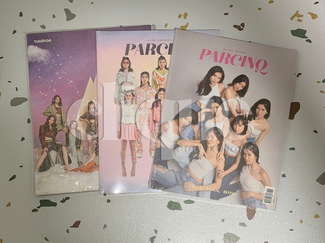 [SET] BINI PARCINQ MAGAZINE (Category: Magazines) located in Manila. Submitted by cliquecollections (Listing ID 1436890477, Image 1). Description: BINI MAGAZINE COVER [PARCINQ ALL HAIL BINI V1 & V2 AND BINI TUGATOG MAGAZINE] In this set, you will receive a total of 3 magazines. Please take note that there are no photocards included in each magazine. • With Freebies • Free Secured Packaging Fee • Can provide photos and videos of the magazines.