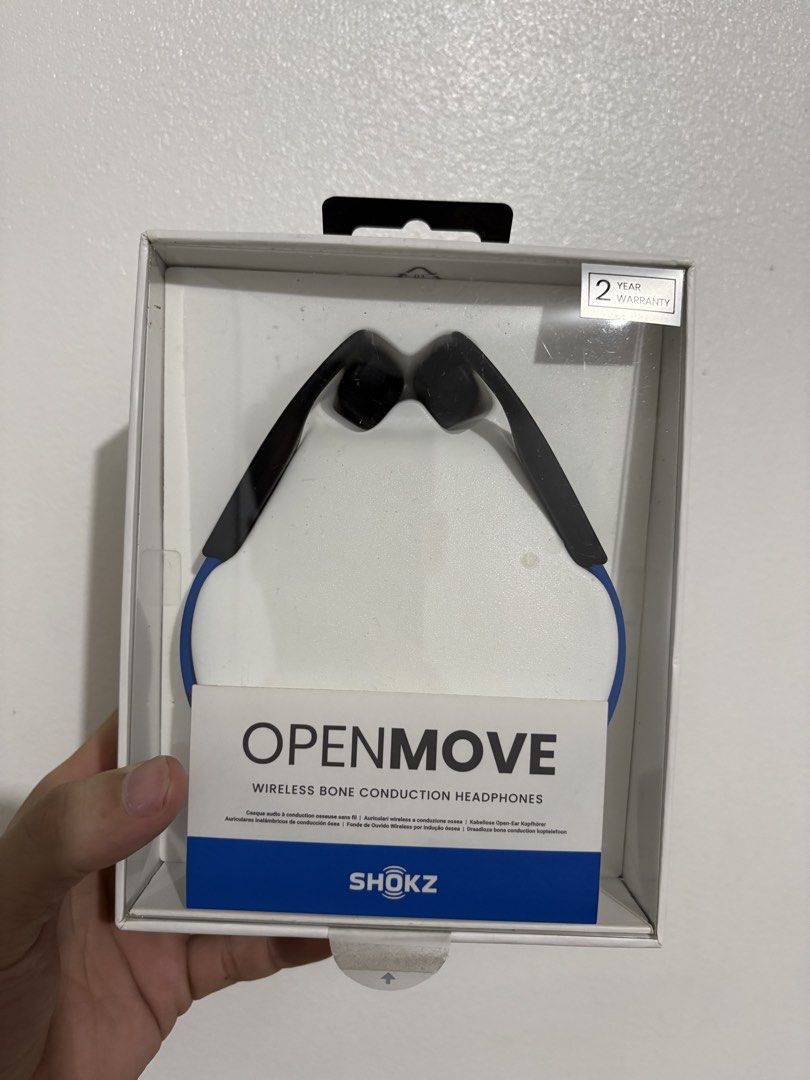 Shokz OpenMove Wireless Bone Conduction Headphones (Category: Headphones & Headsets) located in Manila. Submitted by sellermike (Listing ID 1437002783, Image 2). Description: FOR SALE! RUSH! RUSH! RUSH! Shokz open move Once or twice lang ginamit. Very Brand new looking pa. 100% original and authentic Walang issues. Mall price: ₱4,495 Price:₱3,500 nalang Almost ₱1500 of savings kesa sa bibili ka sa mall. Solid bargain na yan. LAST PRICE LAST PRICE