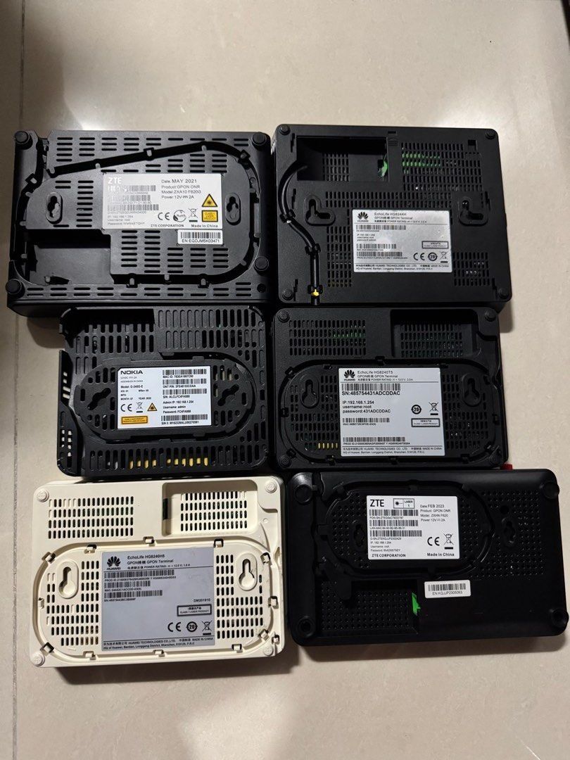 Singtel & Huawei Optical Network Routers449920699047628801