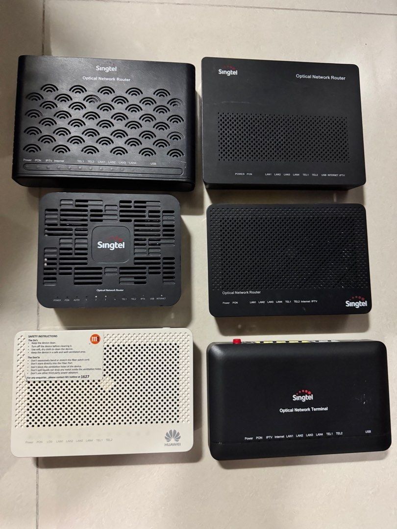 Singtel & Huawei Optical Network Routers449920699047628800