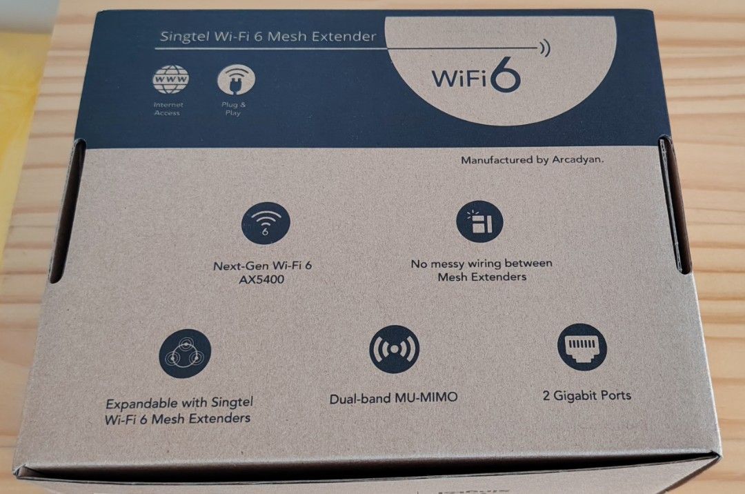 Singtel Wi-Fi 6 Mesh Extender449700412230225924