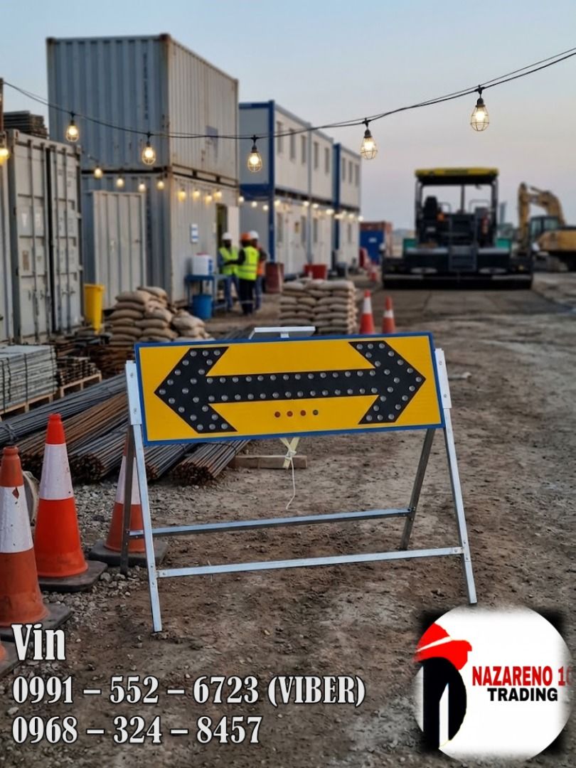 solar arrow board yellow (Category: Industrial Equipment) located in Bacoor. Submitted by zx400rr (Listing ID 1436885138, Image 1). Description: SOLAR ARROW BOARD LIGHT BLACK TWO WAY ARROW YELLOW ONE WAY ARROW WE ALSO HAVE >> CHEVRON >> SAFETY ROAD SIGN >> SAFETY BARRIER Contact us! 0991 552 6723 0968 324 8457 0933 855 9510 0956 702 8557 Landline: Pldt 046 416-39-20 Head office: Nazareno 10 Trading #12 Tirona Hi-way , Mabolo 3, Bacoor Cavite WE G