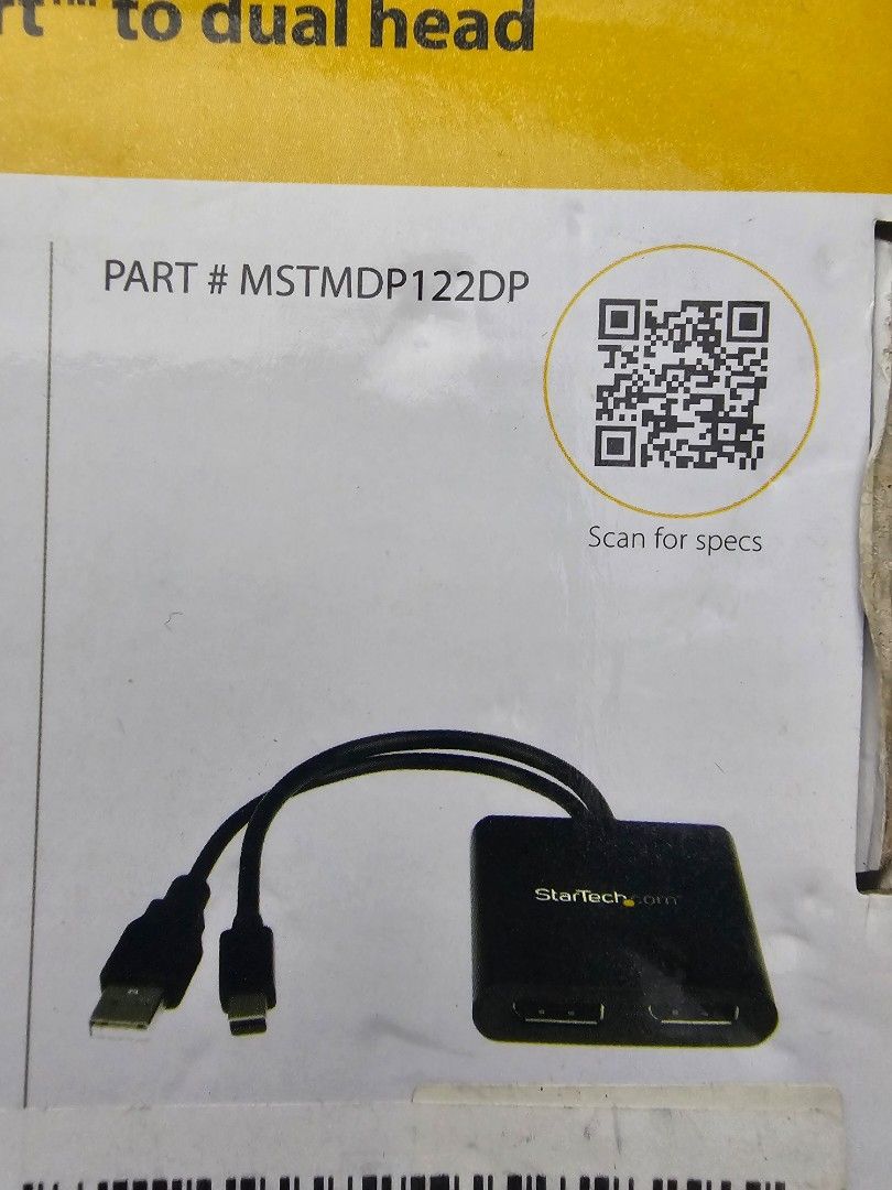 StarTech MSTMDP122DP Mini DisplayPort Adapter449591913628323840