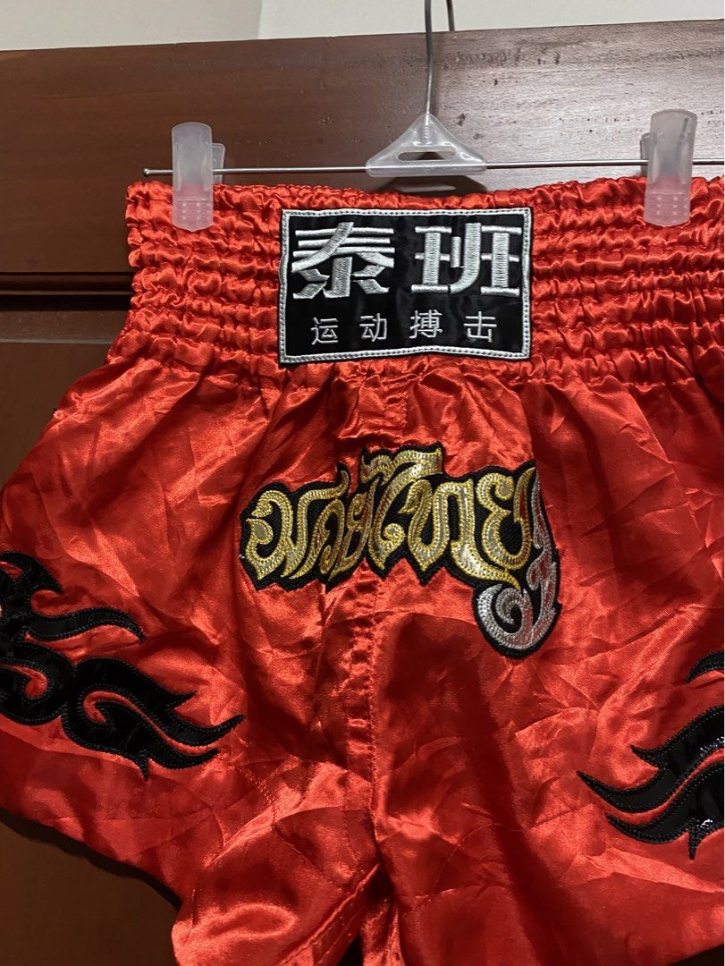 Tai Ban Muay Thai Shorts (Category: Shorts) located in Davao. Submitted by workmensph (Listing ID 1437001601, Image 3). Description: Tai Ban Muay Thai Shorts Waist: 26-28” Length: 12” Excellent Condition.