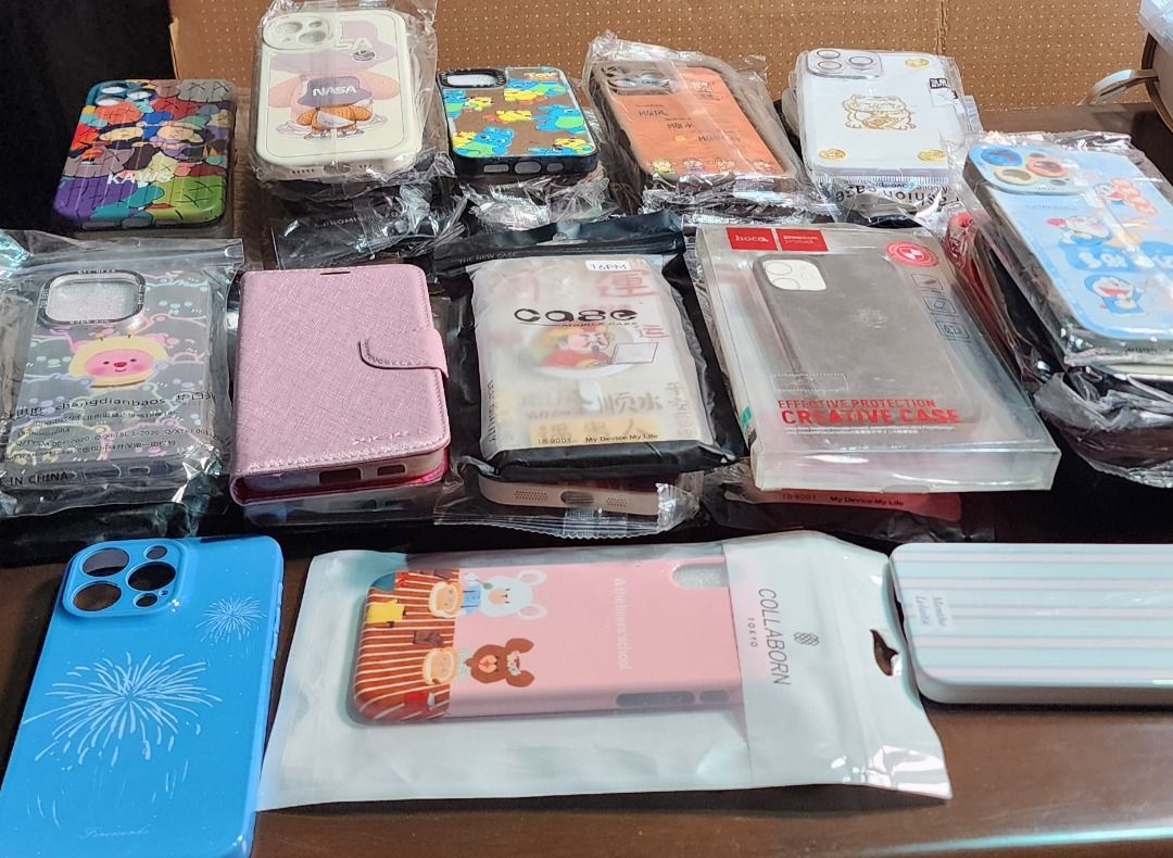 Take all cellphone cases (Category: Cases & Sleeves) located in Baguio. Submitted by coffeesilvershadow_28 (Listing ID 1436953273, Image 2). Description: - From Hongkong box. Madami po yan, 42 pcs of cases mostly pang iphone po. Some are brand new, some are like new po, some walang label kung anong unit ng phone. All are in good condition. BUY AS IS. - Baguio dropping - Jnt Shipping- Payment first plus sf before shipping.