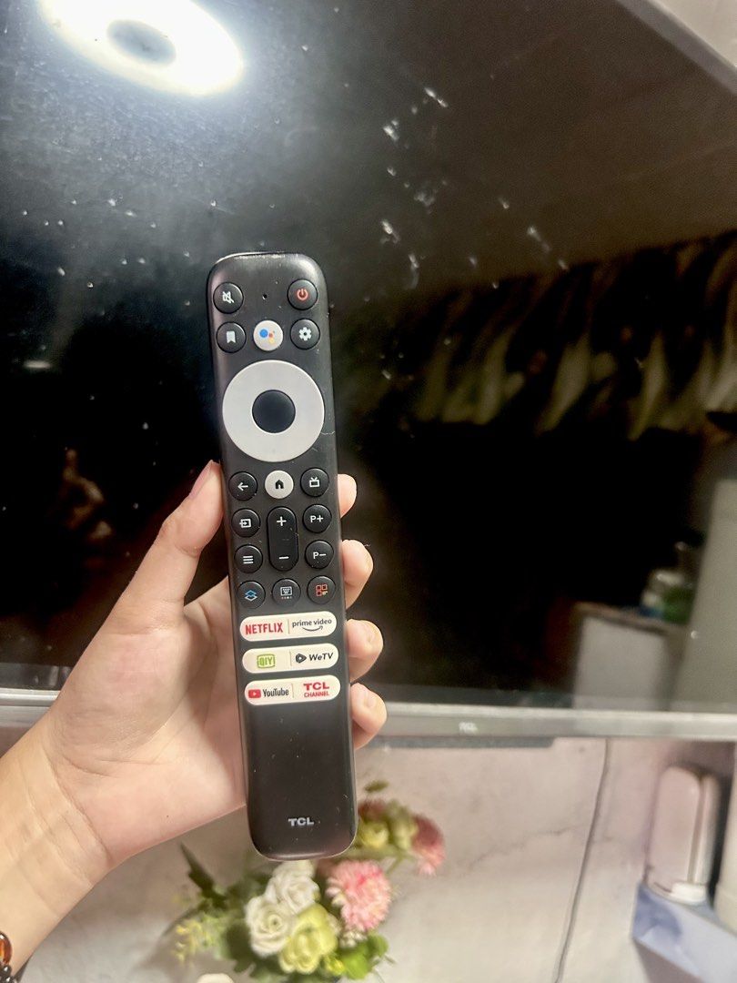 TCL SMART GOOGLE TV 50” DEFECTIVE (Category: TV) located in Tanza. Submitted by mayapellazar (Listing ID 1436925150, Image 2). Description: bought it 2 years ago for 23k+ but suddenly nawalan sya image, need palitan LCD. .