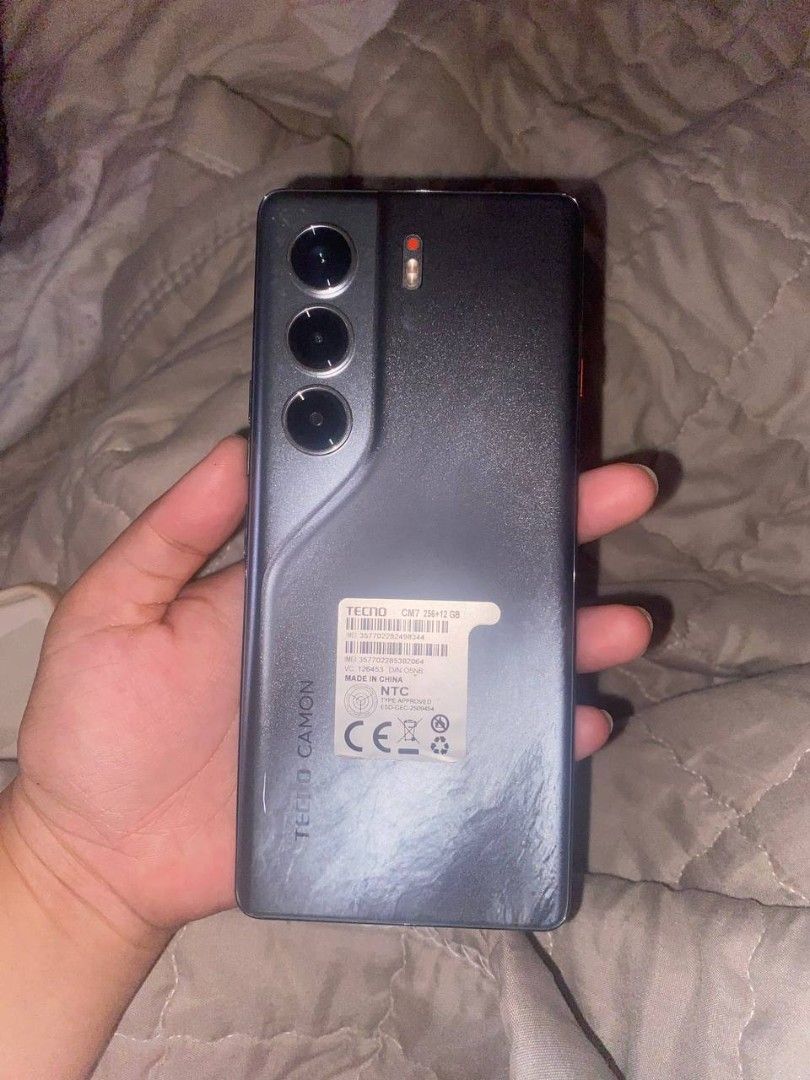 TECNO CAMON 40 PRO 5G, 3MONTHS OLD ONLY (Category: Android Others) located in Gloria. Submitted by zyraaa27 (Listing ID 1436966851, Image 3). Description: NO ISSUE/HISTORY OF REPAIR NEED FUNDS LANG PO FOR TUITION FEE KO PO🥺.