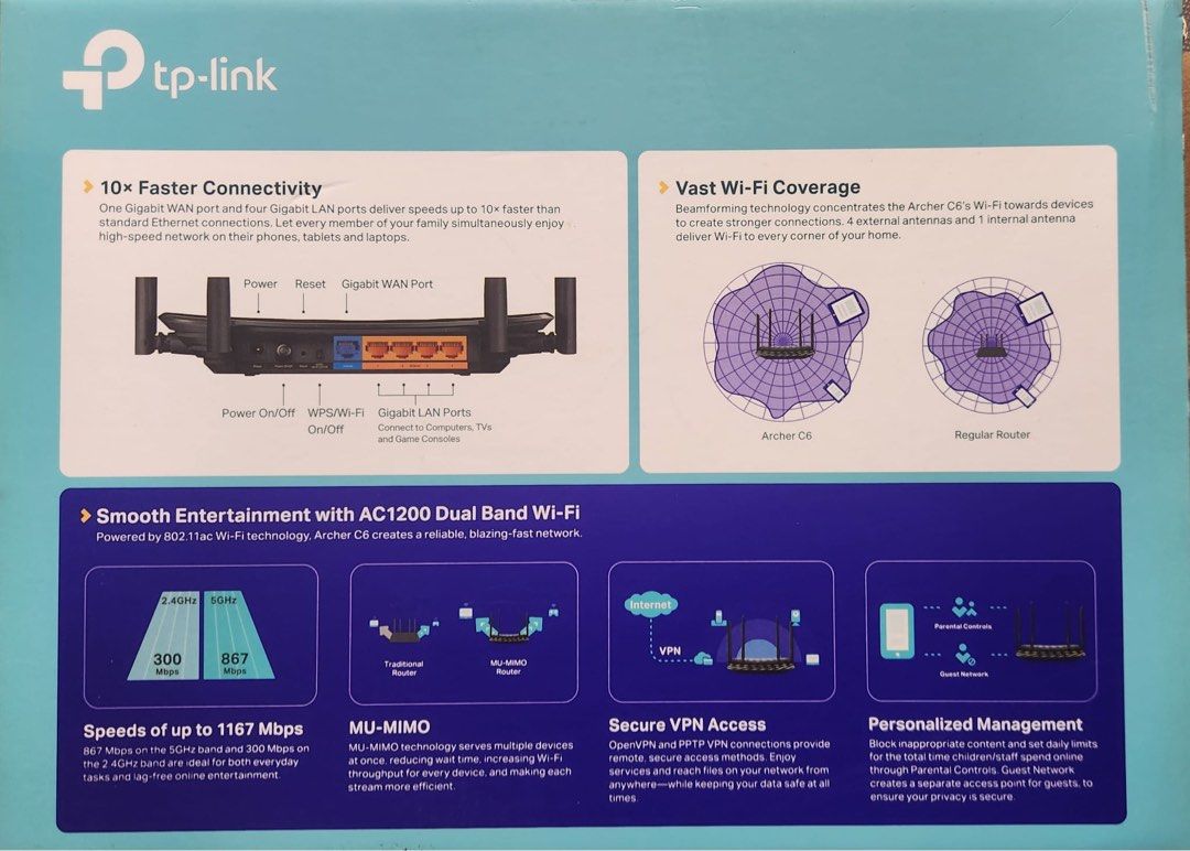 TP-Link AC1200 Wi-Fi Router477657908297093121