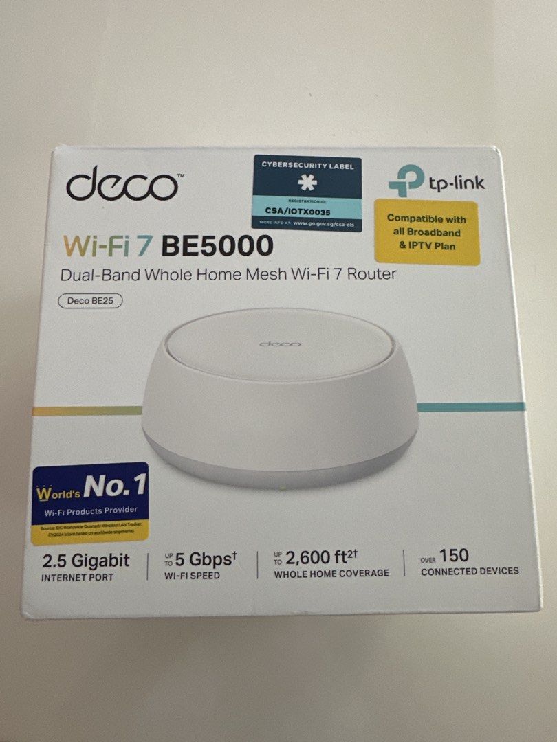 TP-Link Deco BE5000 Wi-Fi 7 Mesh Router451548550383554560