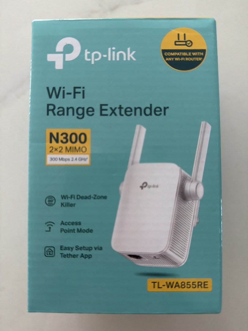 TP-Link N300 Wi-Fi Range Extender TL-WA855RE449053785012326400