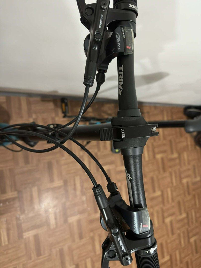 Trinx Dolphin 3.0 Folding Bike (Category: Bicycles) located in Las Pinas. Submitted by _mgzm (Listing ID 1436925023, Image 3). Description: Overall Condition: 9/10 Cosmetic: Has some minor scratches and typical dents from folding and storage (doesn't affect performance) Mechanical: 100% working condition. Smooth shifting and crisp braking. Maintenance: Well-maintained, ready to ride. REASON FOR SELLING: Moving away from biking and decluttering. T