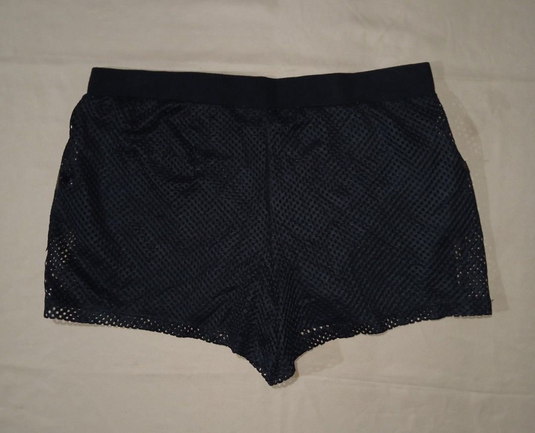 Tripp NYC Black Mesh Shorts XL (Category: Shorts) located in Santa Barbara. Submitted by crazydave (Listing ID 1437013943, Image 3). Description: Tripp NYC Black Mesh Vinyl Star Size:XL Waist: 34-40 Length: 12.5 No issue.