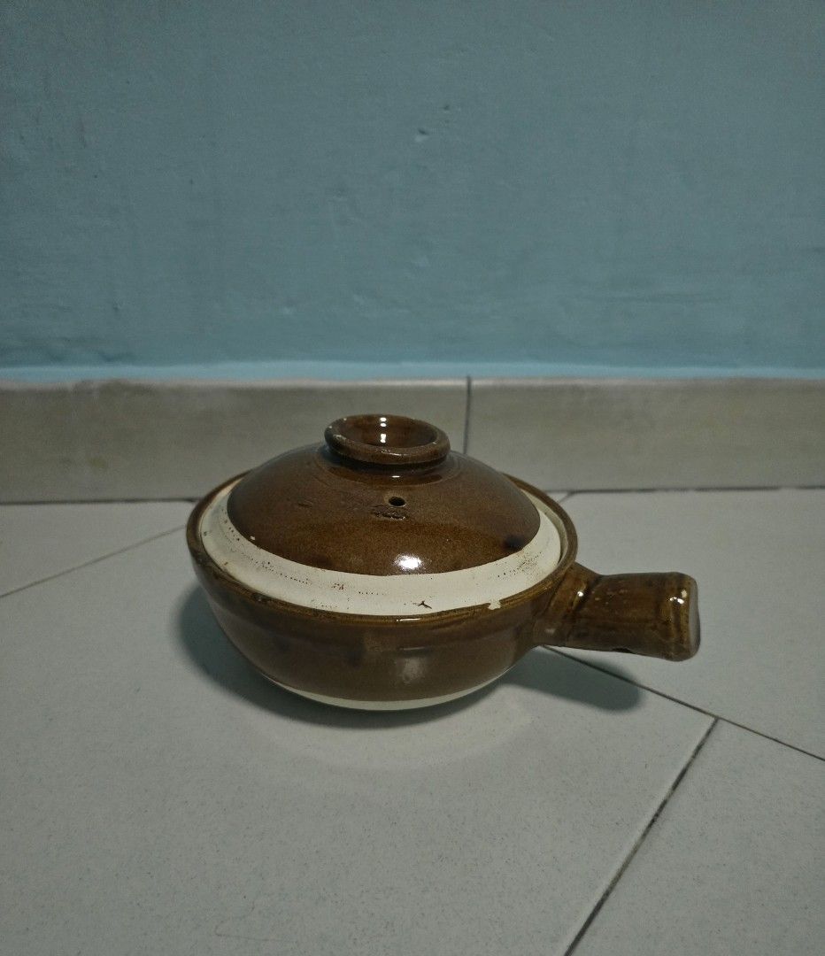 Vintage Ceramic Claypot with Lid449656923882803201