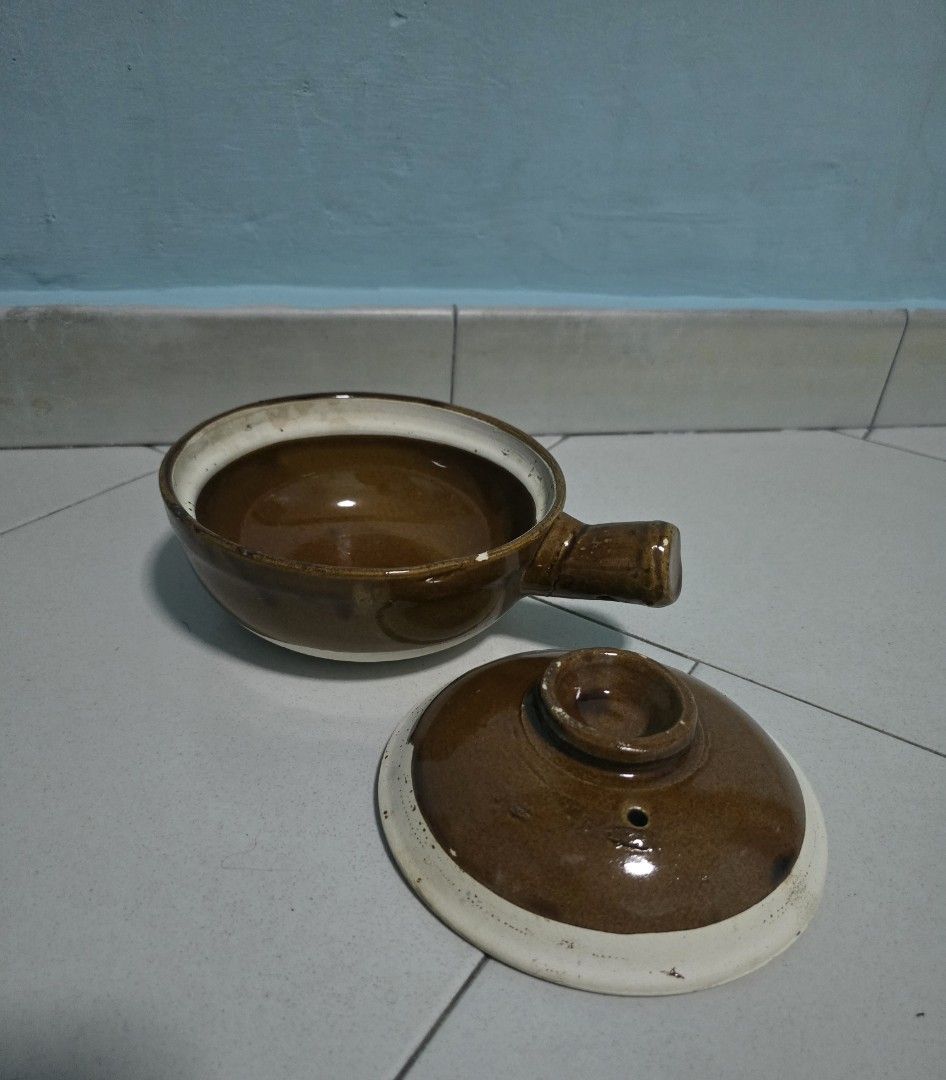 Vintage Ceramic Claypot with Lid449656923882803200