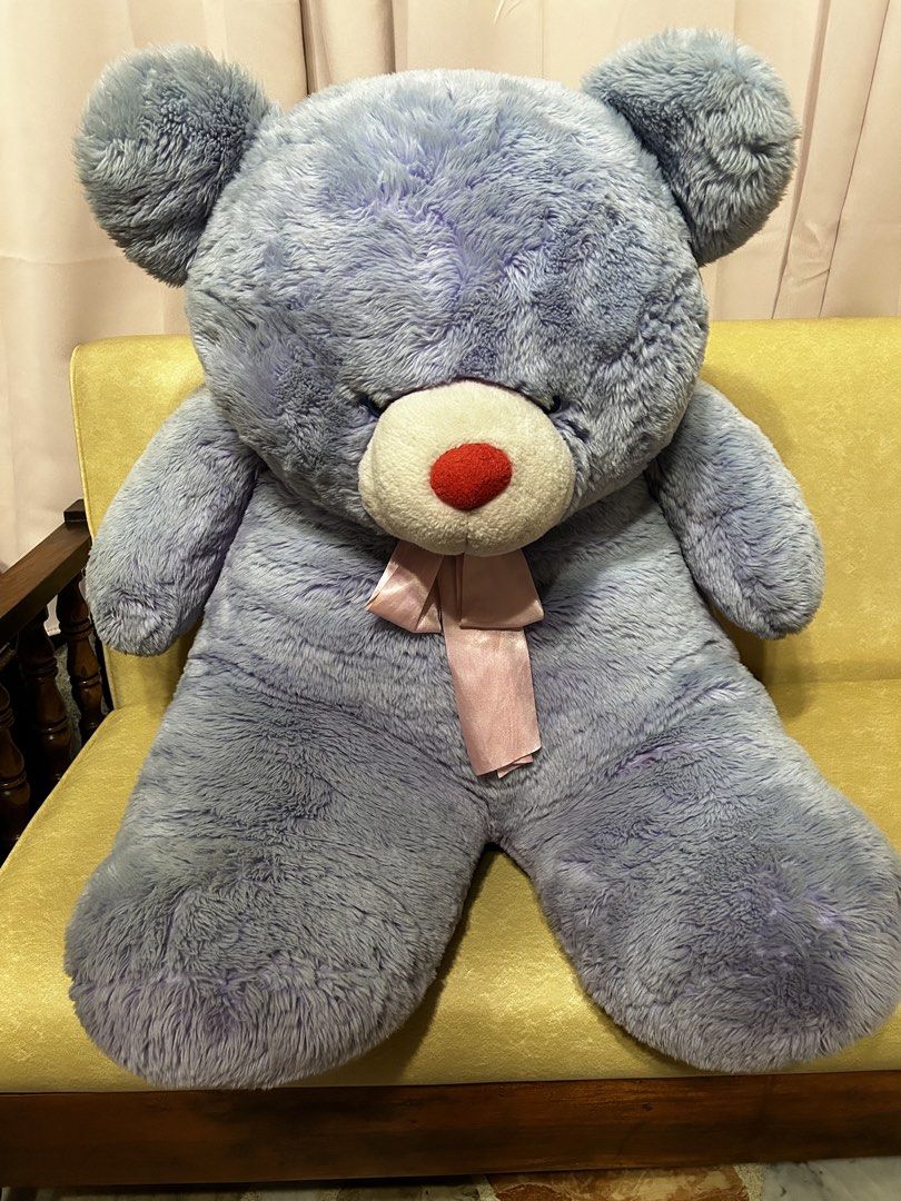 Vintage original Blue Magic giant teddy bear (Category: Plushies & Soft Toys) located in Quezon City. Submitted by samsontech (Listing ID 1436955848, Image 1). Description: Nagbigay din ba kayo ng Blue Magic stuffed toy sa GF nyo dati?😄 Original Blue Magic Poopsie giant teddy bear -28 inches -again this is original Blue Magic (see tag) 700 only.