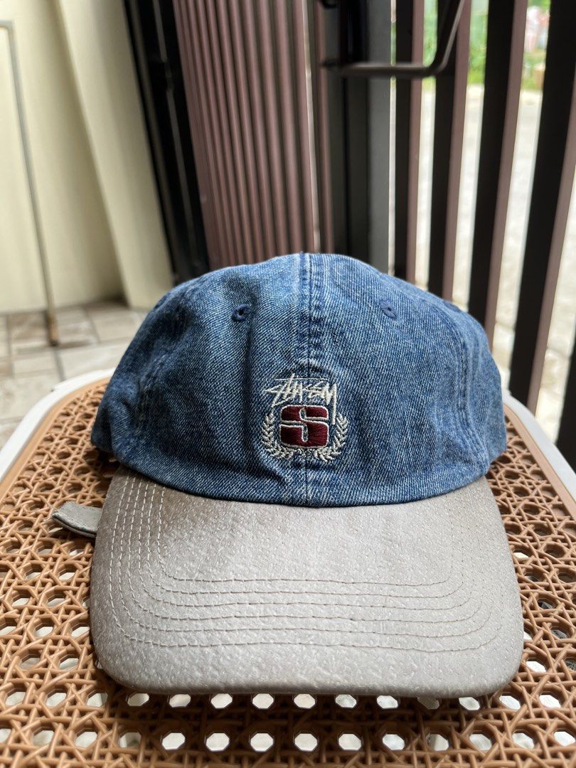 Vintage Stussy denim hat/cap (Category: Caps & Hats) located in Lipa City. Submitted by hoywilliam (Listing ID 1436848270, Image 3). Description: Vintage Stussy Denim Authentic legit 100% Leather strap. sign of usage Hand washed with care🙌🏻 2000 pesos asking price still nego. Thrifted only Lipa City Batangas📍 .