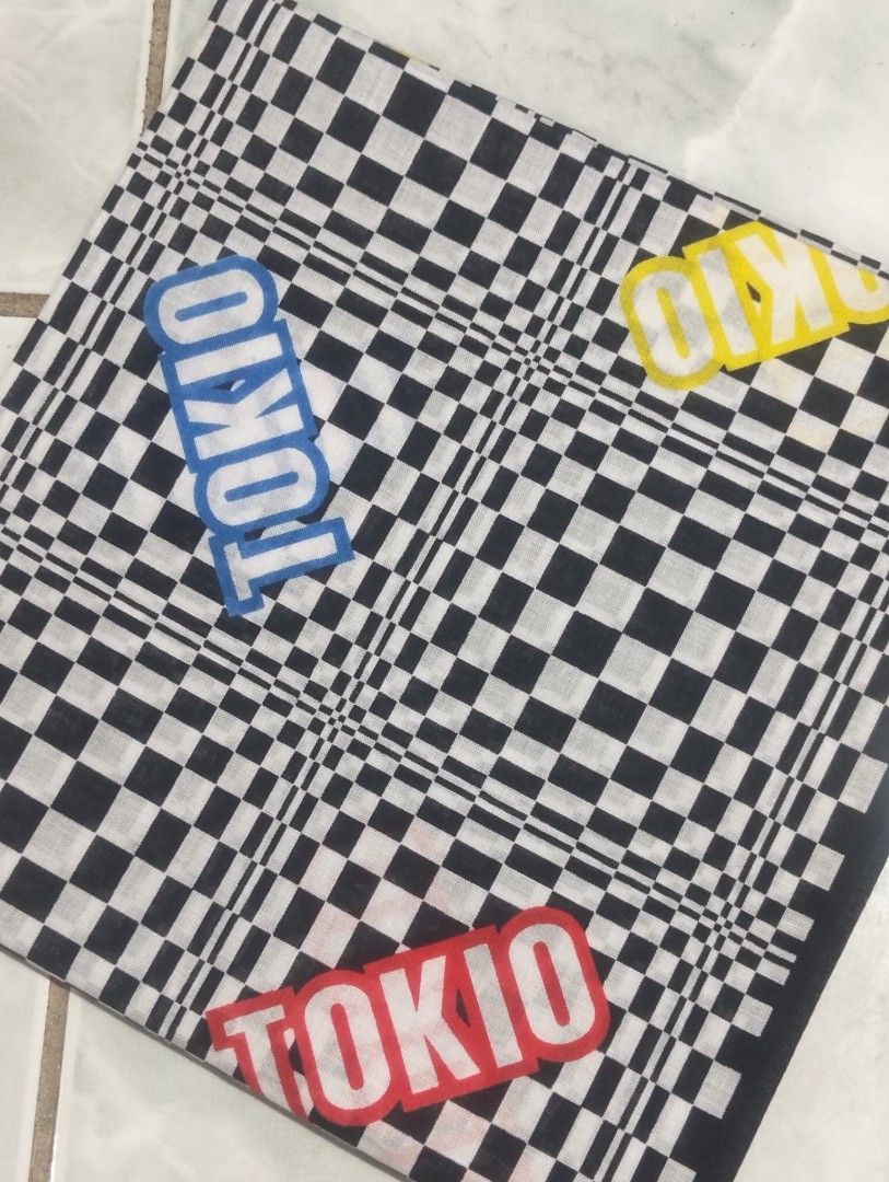 VINTAGE TOKIO BANDANA (Category: Looking For) located in Batangas. Submitted by amerie_store (Listing ID 1436878281, Image 2). Description: -WYSIWYG -₱200 each; 2pcs. available -size: 89x89 cm. 🔊Kindly visit & follow my FB page for more updated Toys,Aniks,etc...🤩 🌈👉AMERIE STORE👈🌈 📌Mine Now,Pay after invoice 📌No refund 📌MOP: Gcash 🚛 Shipping sched every Saturday only via Flash Express.