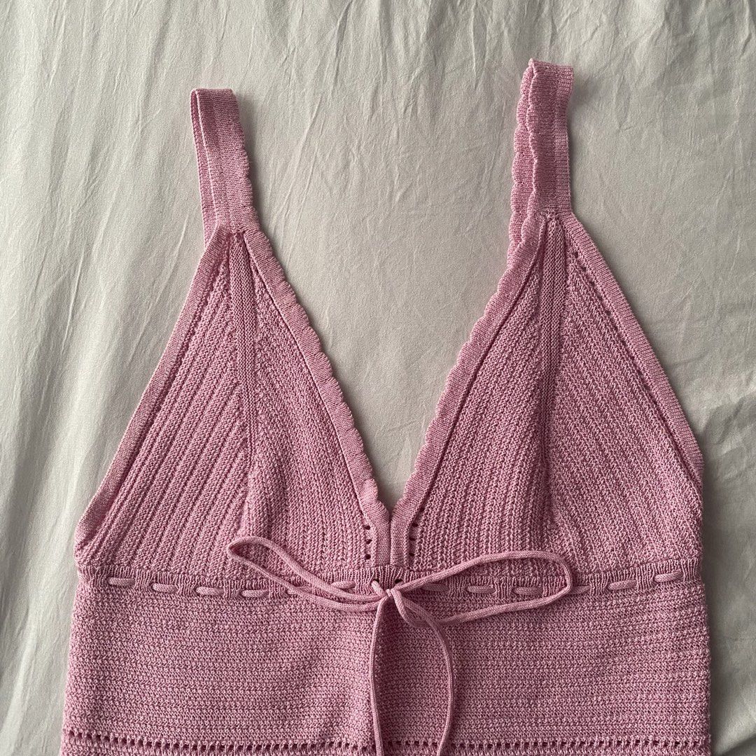 Zara Pink Knit Top (Category: Sleeveless) located in Cebu City. Submitted by jjanix (Listing ID 1436840577, Image 3). Description: .