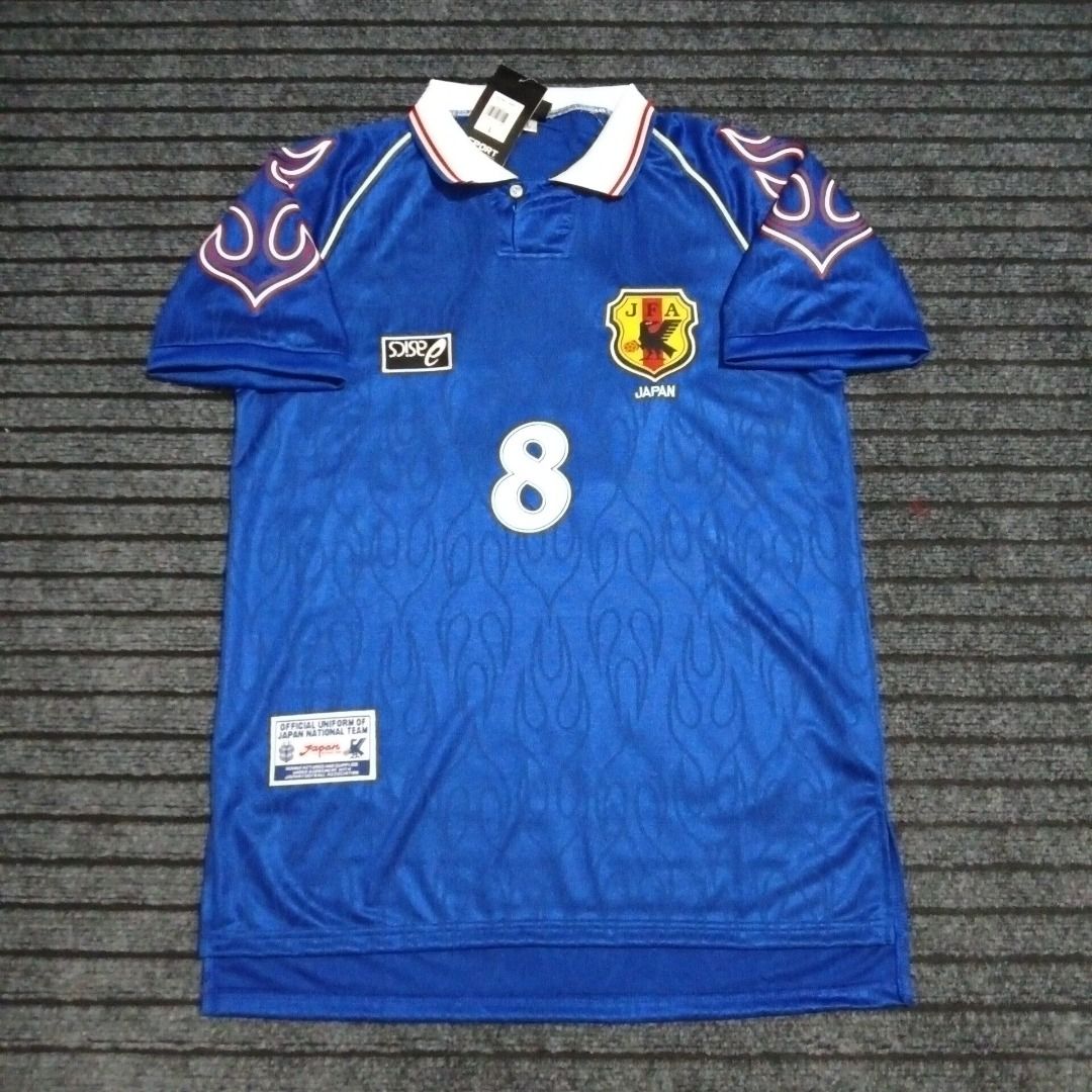 🤩必備復古球衣🤩 經典絕版1998日本國家隊主場8號中田英壽復古足球球衣