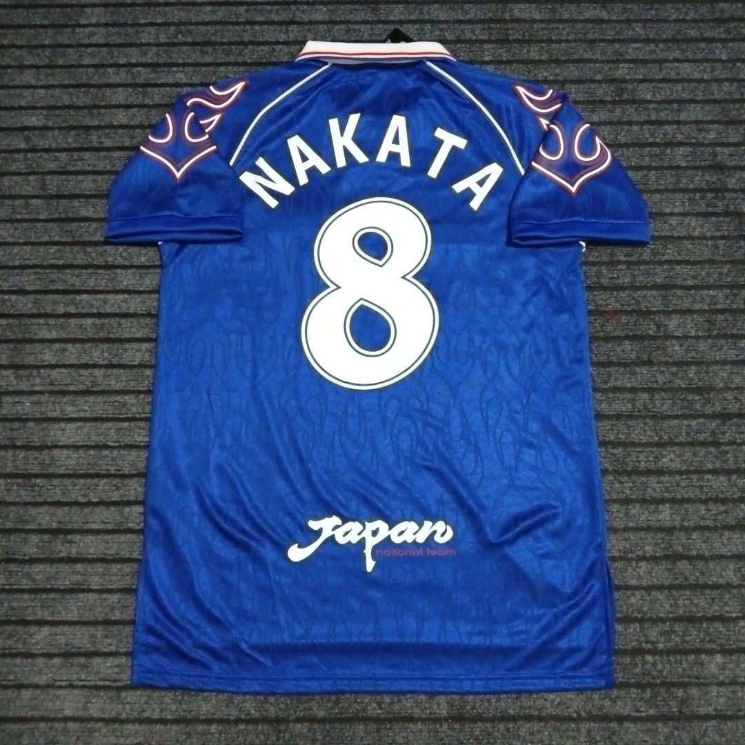 🤩必備復古球衣🤩 經典絕版1998日本國家隊主場8號中田英壽復古足球球衣
