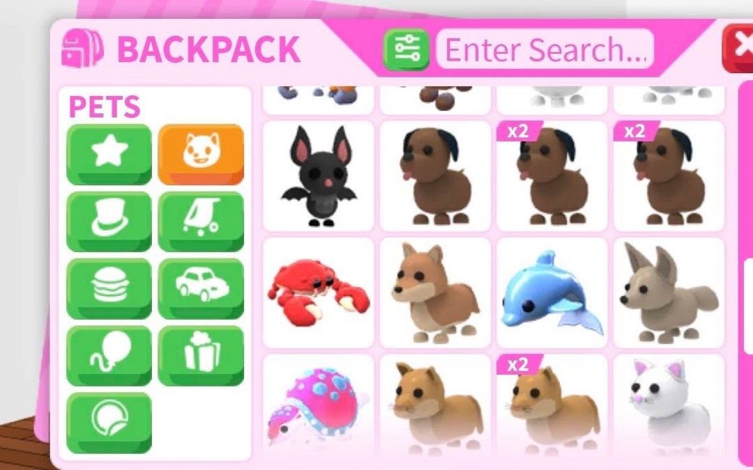 ADOPT ME INVENTORY FOR SALE (Category: In-Game Products) located in Magalang. Submitted by valinyoheart (Listing ID 1441228440, Image 1). Description: take all in my inv for 100 php.