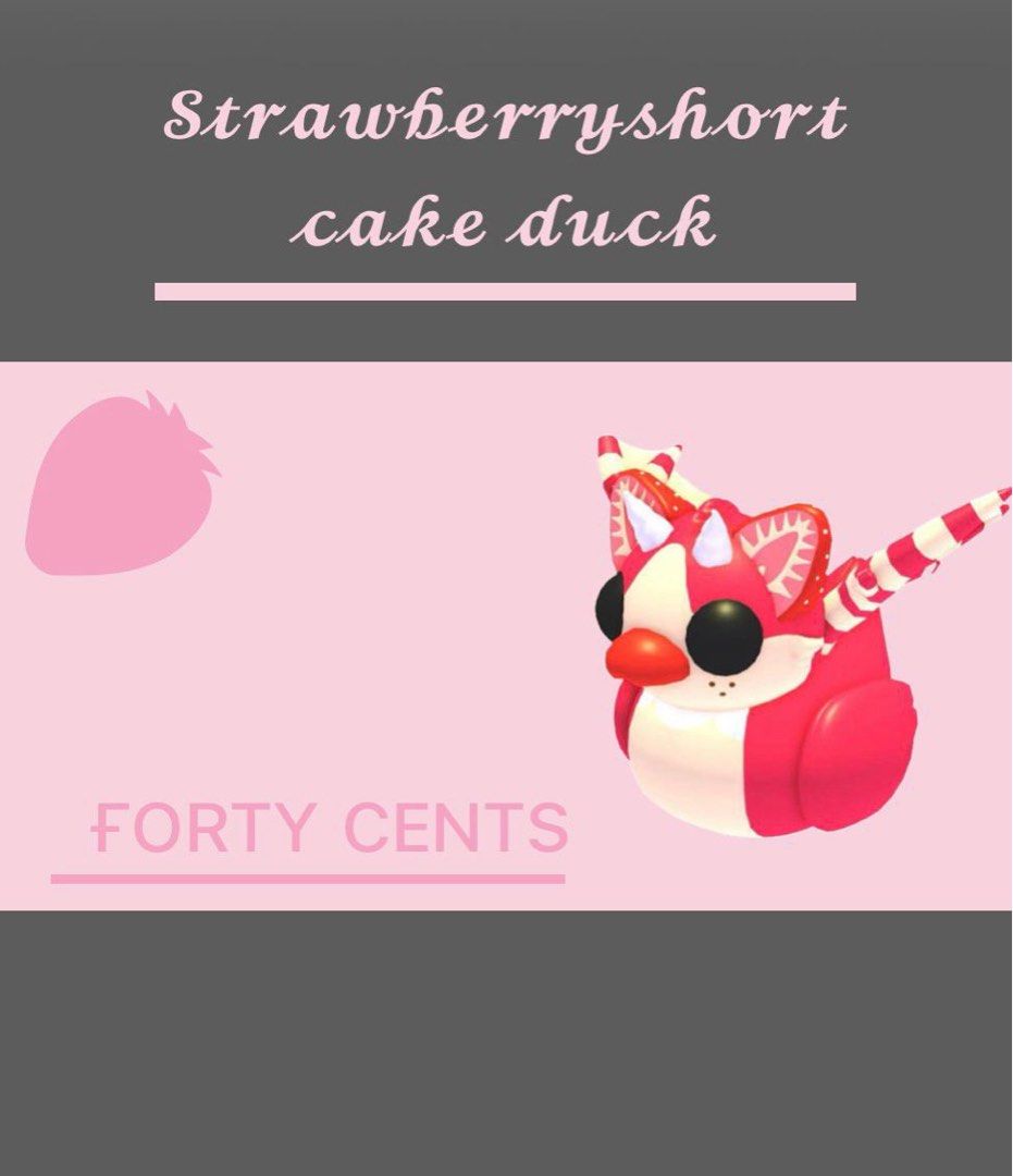 Polymorph Adoptme Adopt me polymorph potion | strawberry shortcake duck | RGB box, Video ...