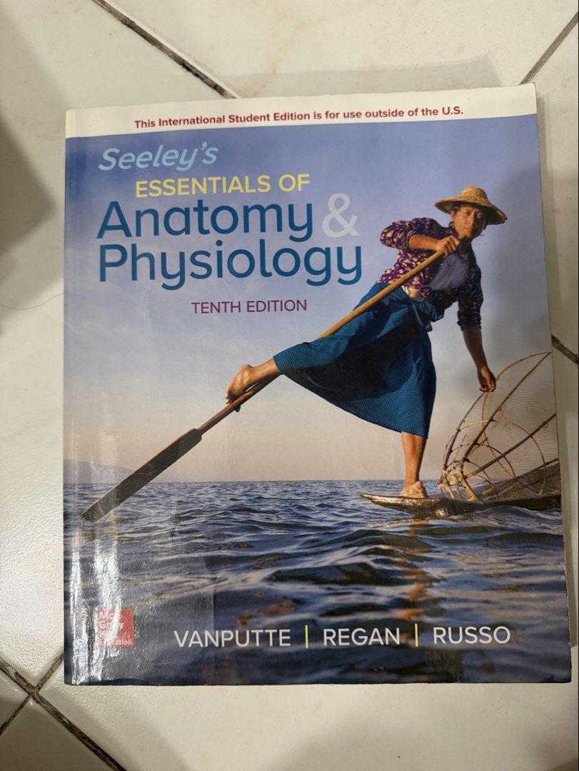 Anatomy & physiology (Category: Textbooks) located in Dasmarinas. Submitted by cathsbny (Listing ID 1441170192, Image 1). Description: Seely’s Essentials of Anatomy and Physiology 8th ed - like new, slightly used only.