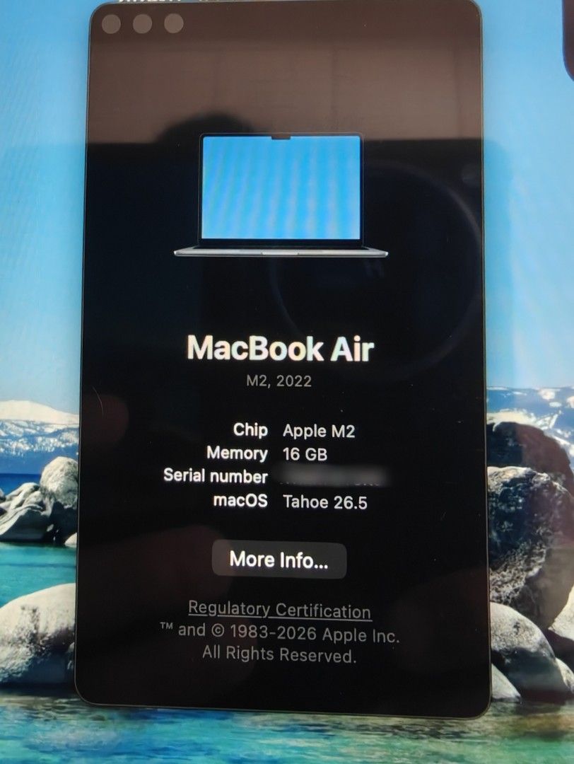 Apple MacBook Air M2 2022 16GB RAM470141457945733122