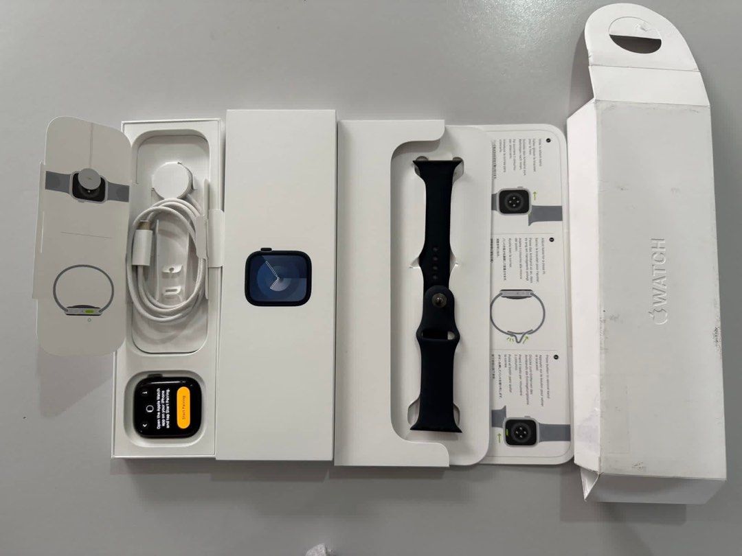 Apple Watch Series 9 ( GPS ) 45mm (Category: Men's Watches) located in Manila. Submitted by christianramirez160490 (Listing ID 1441164043, Image 1). Description: Apple Watch Series 9 ( GPS ) Midnight aluminum case 45mm 100 Battery health Complete Watch charger and midnight strap original No Isue .