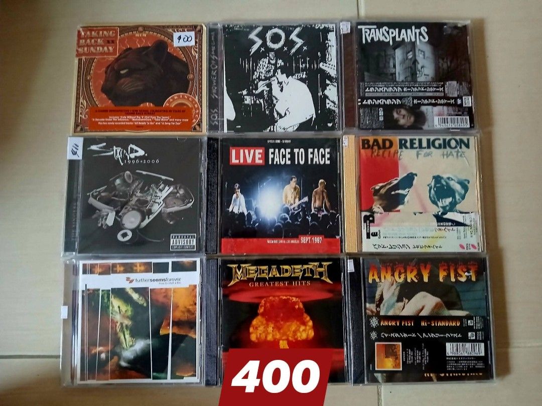 Assorted Rock and Pop Music CDs - Various Artists (Category: CDs & DVDs) located in Pasig City. Submitted by jmluna_iii45224 (Listing ID 1441377050, Image 3). Description: 300-500 each pm for details.