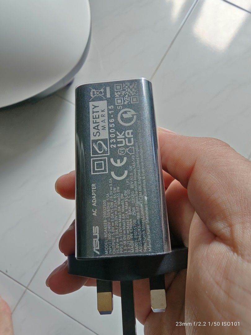 ASUS ROG 9 pro AC Adapter UK Plug Charger