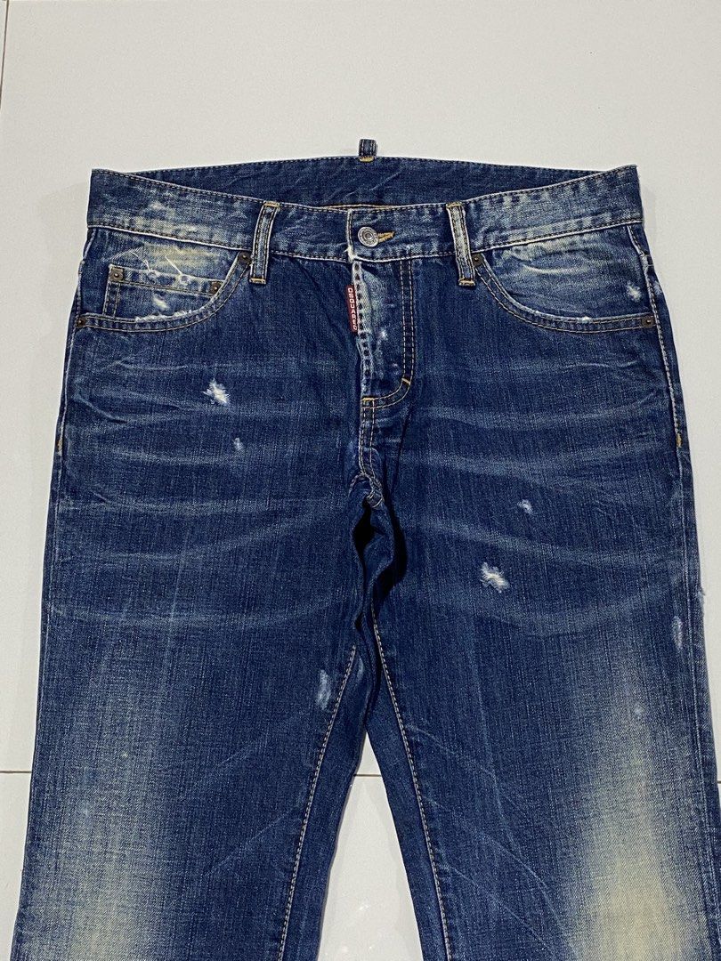 Authentic Dsquared Distressed Denim Jeans For Men’s, Actual Waistline 32 (Category: Jeans) located in Santo Tomas. Submitted by jedrick_apparels_herritage (Listing ID 1441230070, Image 2). Description: Location Pampanga Payment First GCASH X JNT Courier Pwedeng LBC COP/COD Basta Down payment atleast 300 Pesos Pa check nalang po sizing sa pictures bago bilhin, no refund no exchange kaya paki pilian mabuti sukatin mo ung pantalon mo check mo kung t