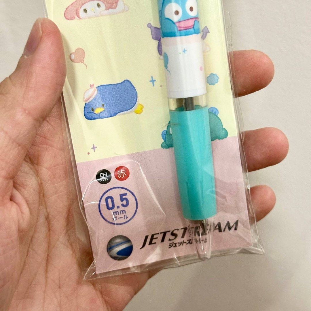 [Authentic] Sanrio Hangyodon Jetstream 0.5mm Multi Color Ballpoint Pen (Category: Stationery & School Supplies) located in Quezon City. Submitted by brandedusagoodies (Listing ID 1441357367, Image 3). Description: Authentic Sanrio Hangyodon Jetstream 0.5mm multi color ballpoint pen featuring a cute Hangyodon character design in refreshing blue tones. Designed with Jetstream’s smooth-writing technology, making it perfect for school, office work, j