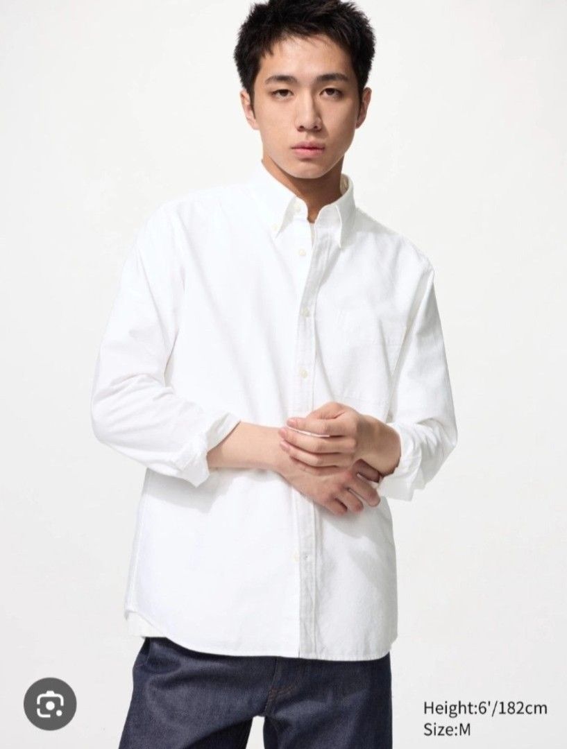 AUTHENTIC UNIQLO SLIM FIT OXFORD BUTTON DOWN, Original 700 Price Php 2,490 (Category: Formal Shirts) located in Manila. Submitted by bvnnie (Listing ID 1441237778, Image 1). Description: Actual size using inches Armpit to Armpit/20 Lenght/Front 29.5 Back 30 fittings is Medium Excellent Condition, Issue:0 Message if you have any other question about sizing. We do shipping nation wide I'm also open for video call so that you can see the item you 'r