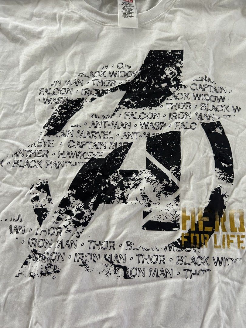 Avengers Plus size Tshirt (Category: Activewear) located in Antipolo. Submitted by cl026 (Listing ID 1441245946, Image 3). Description: Brand new Marvel - Avengers shirt color white size: US / AU - 3XL.