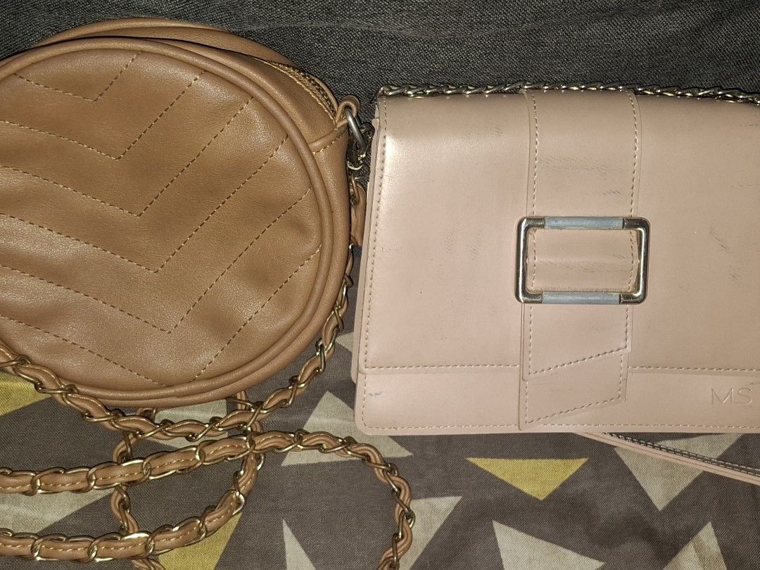 B1T1 PARISIAN & MICHAELA bags (Category: Cross-body Bags) located in Manila. Submitted by indaaay (Listing ID 1441240659, Image 1). Description: negotiable lightly used pm for more details‼️🌸.