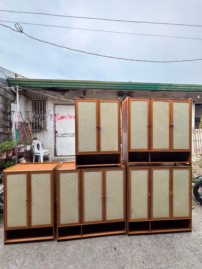 Bamboo shoe rack assembled na po (Category: Shelves, Cabinets & Racks) located in Cavite. Submitted by dolorelgin46423 (Listing ID 1441171745, Image 1). Description: Bamboo cabinet 2 Doors Bamboo shoe rack Size 60x32x94cm 3 door Bamboo cabinet Size 90*32*94cm Kasya 20-30shoes po 2DOOR- 2500 3-DOOR-3500 4 Door - 4500.