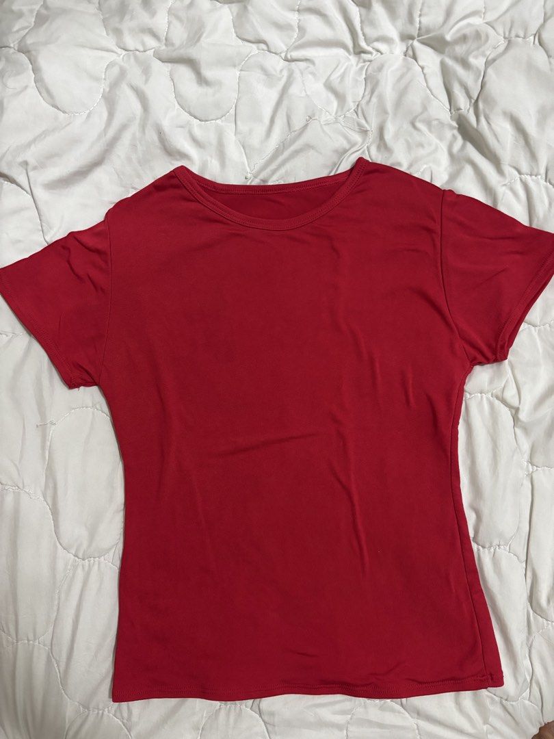 Basic Short Sleeve T-Shirts - Black, Red, Olive Green (Category: Shirts) located in Manila. Submitted by whitemocha16 (Listing ID 1441367707, Image 2). Description: 3 for 200.00 80.00 each - Set of 3 basic crew neck t-shirts - Available colors: Black, Red, Olive Green - Comfortable fabric for everyday wear - Versatile for wearing alone or layering.