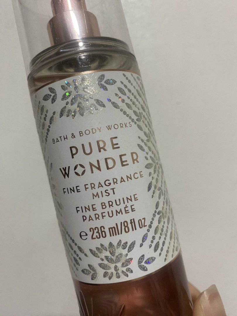 Bath & Body Pure Wonder Body Mist (Category: Fragrance & Deodorants) located in Las Pinas. Submitted by declutteredna (Listing ID 1441291644, Image 2). Description: Rfs: not my scent PAYO MOD: jnt MOP: gcash.