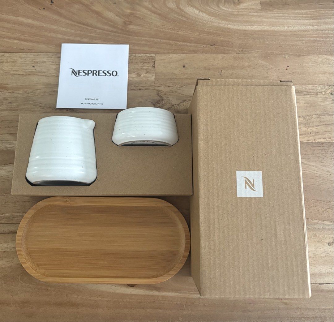BNIB Nespresso Serving Set with Tray